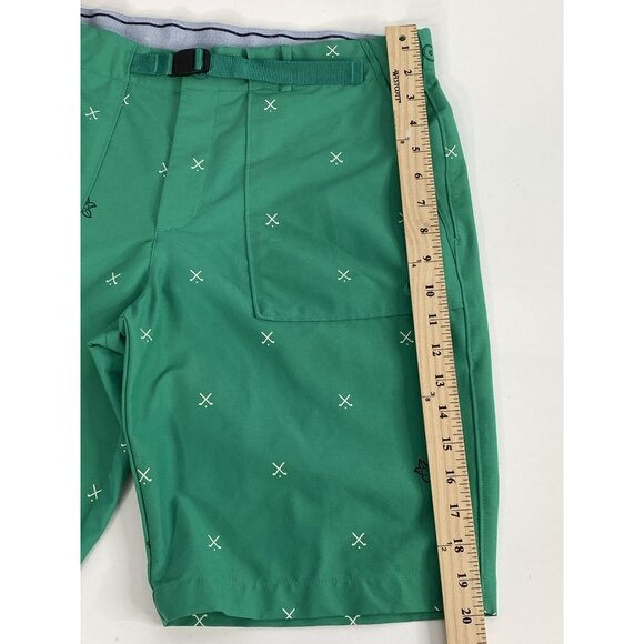 Nike Flex Novelty Lucky Charms Shorts Mens L 33* 10” Inseam Green Golf Slim Fit - Picture 14 of 16